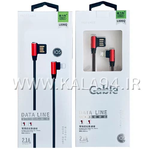 کابل یک‌متری شارژ و دیتا Elbows آیفون اصلی ۱۰۰٪
