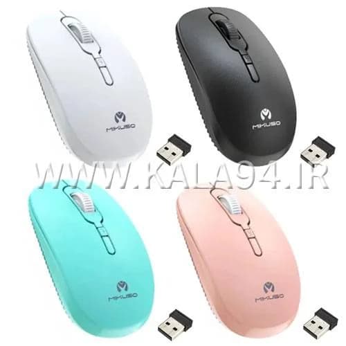 موس بی‌سیم میکاسو Mikuso مدل MOS-W085 با کلید DPI قابل تنظیم